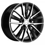 Khomen Wheels KHW1807 (Tugella/Jaguar XF/F-Pace) 8x18 5x108 ET46 D63,4 Black-FP