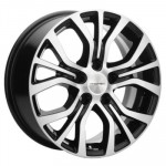 Khomen Wheels KHW1608 (Opel Zafira) 6,5x16 5x110 ET43 D65,1 Black-FP