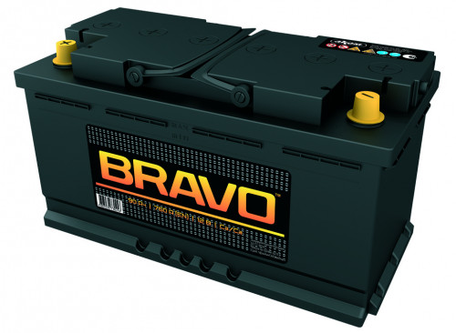 Аккумулятор Аком Bravo  90Ah/760 лев.+ /353x177x190/ 31159
