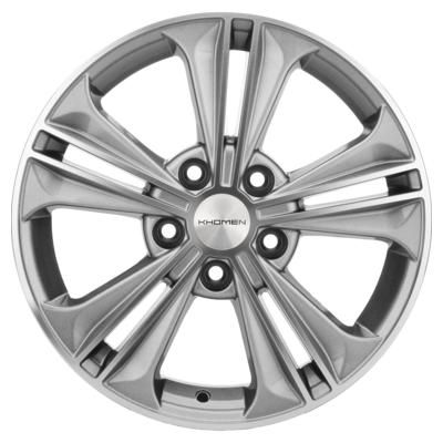 Khomen Wheels KHW1603 (Jetta) 6x16 5x112 ET50 D57,1 G-Silver-FP