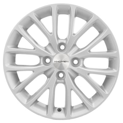 Khomen Wheels Cross-Spoke 1506 (15_Rio I) 6x15 4x100 ET48 D54,1 F-Silver