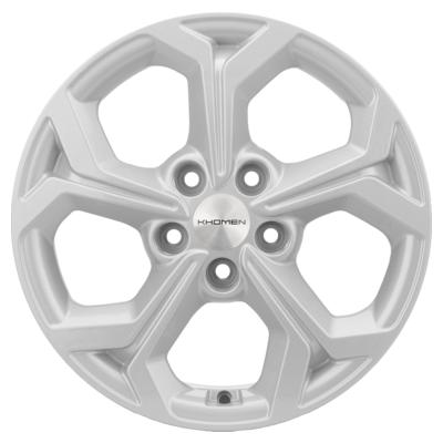 Диски Khomen Wheels Double-Spoke 606 (ZV 16_Corolla) 6,5x16 5x112 ET45 D60,1 G-Silver