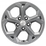 Khomen Wheels Double-Spoke 1606 (ZV 16_Focus) 6,5x16 5x108 ET50 D63,35 Gray