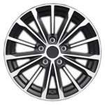 Khomen Wheels Double-Spoke 1611 (ZV 16_Mazda 3) 6,5x16 5x114,3 ET45 D67,1 Gray-FP