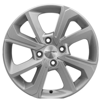 Khomen Wheels V-Spoke 501 (15_Rio I) 6x15 4x100 ET48 D54,1 F-Silver
