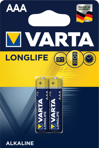 Батарейки VARTA LONGLIFE AAA бл. 2