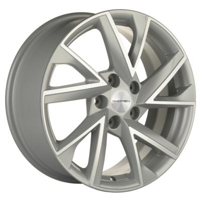 Khomen Wheels V-Spoke 1714 (17 ZV Kuga/Focus) 7x17 5x108 ET50 D63,35 F-Silver-FP