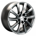 Khomen Wheels KHW1507 (Polo) 6x15 5x100 ET40 D57,1 Gray-FP