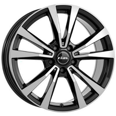Rial M12 8x18 5x112 ET38 D66,5 Diamant black front polished