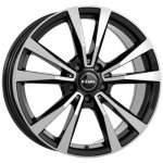 Rial M12 8x18 5x112 ET38 D66,5 Diamant black front polished