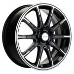 Khomen Wheels KHW1707 (Lada Vesta Cross) 6,5x17 4x100 ET43 D60,1 Black-FP