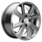 Khomen Wheels KHW1501 (Lada Granta) 6x15 4x98 ET36 D58,6 Gray