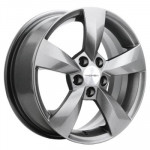 Khomen Wheels KHW1504 (Fabia) 6x15 5x100 ET43 D57,1 Gray