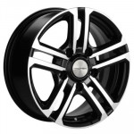 Khomen Wheels KHW1602 (Niva 4x4 Bronto) 6,5x16 5x139,7 ET35 D98,5 Black-FP
