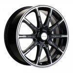 Khomen Wheels KHW1707 (Lada Vesta) 6,5x17 4x100 ET50 D60,1 Black-FP