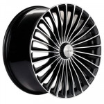 Khomen Wheels KHW2008 (Turbo II S-class) 9,5x20 5x112 ET38 D66,6 Black-FP