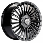 Khomen Wheels KHW2008 (Turbo II S-class) 9,5x20 5x112 ET38 D66,6 Dark Chrome