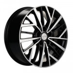 Khomen Wheels KHW1717 (Kodiaq/Tiguan) 7x17 5x112 ET40 D57,1 Black-FP