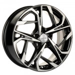 Khomen Wheels KHW1716 (CS75) 7x17 5x114,3 ET45 D60,1 Black-FP