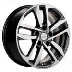 Khomen Wheels KHW1612 (Polo) 6,5x16 5x100 ET39 D57,1 Gray-FP