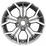 Khomen Wheels KHW1715 (i40) 7x17 5x114,3 ET45 D67,1 Gray-FP