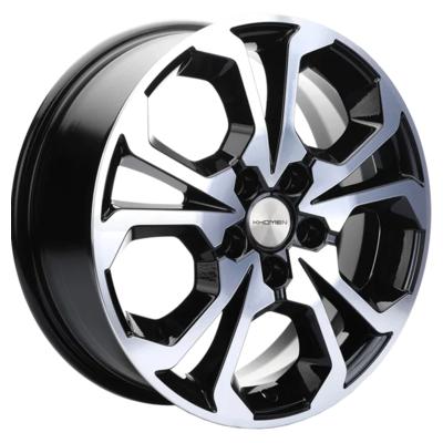 Khomen Wheels KHW1711 (Coolray) 6,5x17 5x114,3 ET45 D54,1 Black-FP