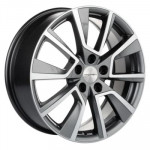 Khomen Wheels KHW2005 (A7) 8,5x20 5x112 ET30 D66,5 Brilliant Silver-FP