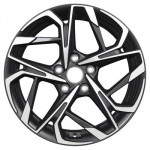 Khomen Wheels KHW1716 (Camry) 7x17 5x114,3 ET45 D60,1 Black-FP Khomen Wheels KHW1716 (Camry) 7x17 5x114,3 ET45 D60,1 Black-FP