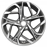 Khomen Wheels KHW1716 (Camry) 7x17 5x114,3 ET45 D60,1 Gray-FP Khomen Wheels KHW1716 (Camry) 7x17 5x114,3 ET45 D60,1 Gray-FP