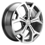 Khomen Wheels KHW1710 (Haval F7/F7x) 6,5x17 5x114,3 ET40 D64,1 Gray-FP