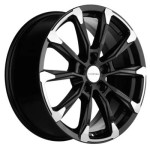 Khomen Wheels KHW1808 (Murano) 7,5x18 5x114,3 ET50 D66,1 Black-FP