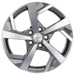 Khomen Wheels KHW1712 (A4) 7x17 5x114,3 ET46 D66,6 Gray-FP