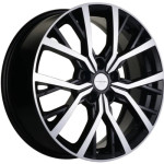 Khomen Wheels KHW1806 (Koleos) 7x18 5x114,3 ET35 D66,1 Black-FP
