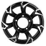 Khomen Wheels KHW1505 (Jimny) 5,5x15 5x139,7 ET5 D108,1 Black-FP