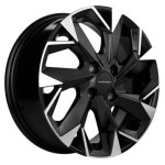 Khomen Wheels KHW1508 (XRay) 6x15 4x100 ET40 D60,1 Black-FP