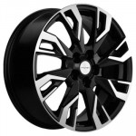 Khomen Wheels KHW1809 (Lifan X70) 7x18 5x108 ET45 D60,1 Black-FP