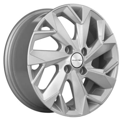 Khomen Wheels KHW1508 (Cobalt) 6x15 4x100 ET39 D56,6 F-Silver