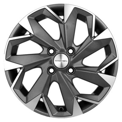 Khomen Wheels KHW1508 (Cobalt) 6x15 4x100 ET39 D56,6 Gray-FP