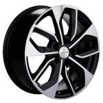 Khomen Wheels KHW1703 (Москвич 3) 7x17 5x108 ET40 D54,1 Black-FP