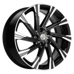 Khomen Wheels KHW1901 (Haval Dargo) 7,5x19 5x114,3 ET40 D66,6 Black-FP