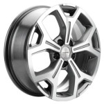 Khomen Wheels KHW1710(2) (VW Transporter) 6,5x17 5x120 ET55 D65,1 Gray-FP