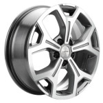 Khomen Wheels KHW1710(2) (Mercedes Vito) 6,5x17 5x112 ET50 D66,6 Gray-FP