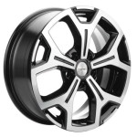 Khomen Wheels KHW1710(2) (VW Multivan) 6,5x17 5x120 ET60 D65,1 Black-FP