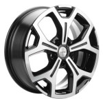 Khomen Wheels KHW1710(2) (VW Transporter) 6,5x17 5x120 ET55 D65,1 Black-FP