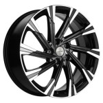 Khomen Wheels KHW1901 (Chery Tiggo 7 Pro) 7,5x19 5x108 ET33 D60,1 Black-FP