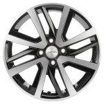 Khomen Wheels KHW1609 (Rio I/Solaris I) 6x16 4x100 ET48 D54,1 Black-FP