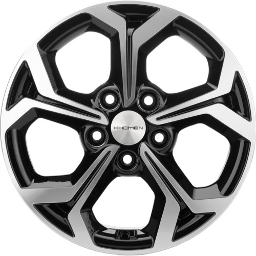 Khomen Wheels KHW1606 (Sonata) 6,5x16 5x114,3 ET43 D67,1 Black-FP