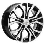 Khomen Wheels KHW1608 (Sonata) 6,5x16 5x114,3 ET43 D67,1 Black-FP