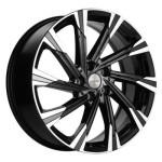 Khomen Wheels KHW1901 (Geely Atlas/Atlas Pro) 7,5x19 5x114,3 ET45 D60,1 Black-FP
