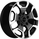 Khomen Wheels KHW1725 (Niva 4x4) 6,5x17 5x139,7 ET35 D98,5 Black-FP